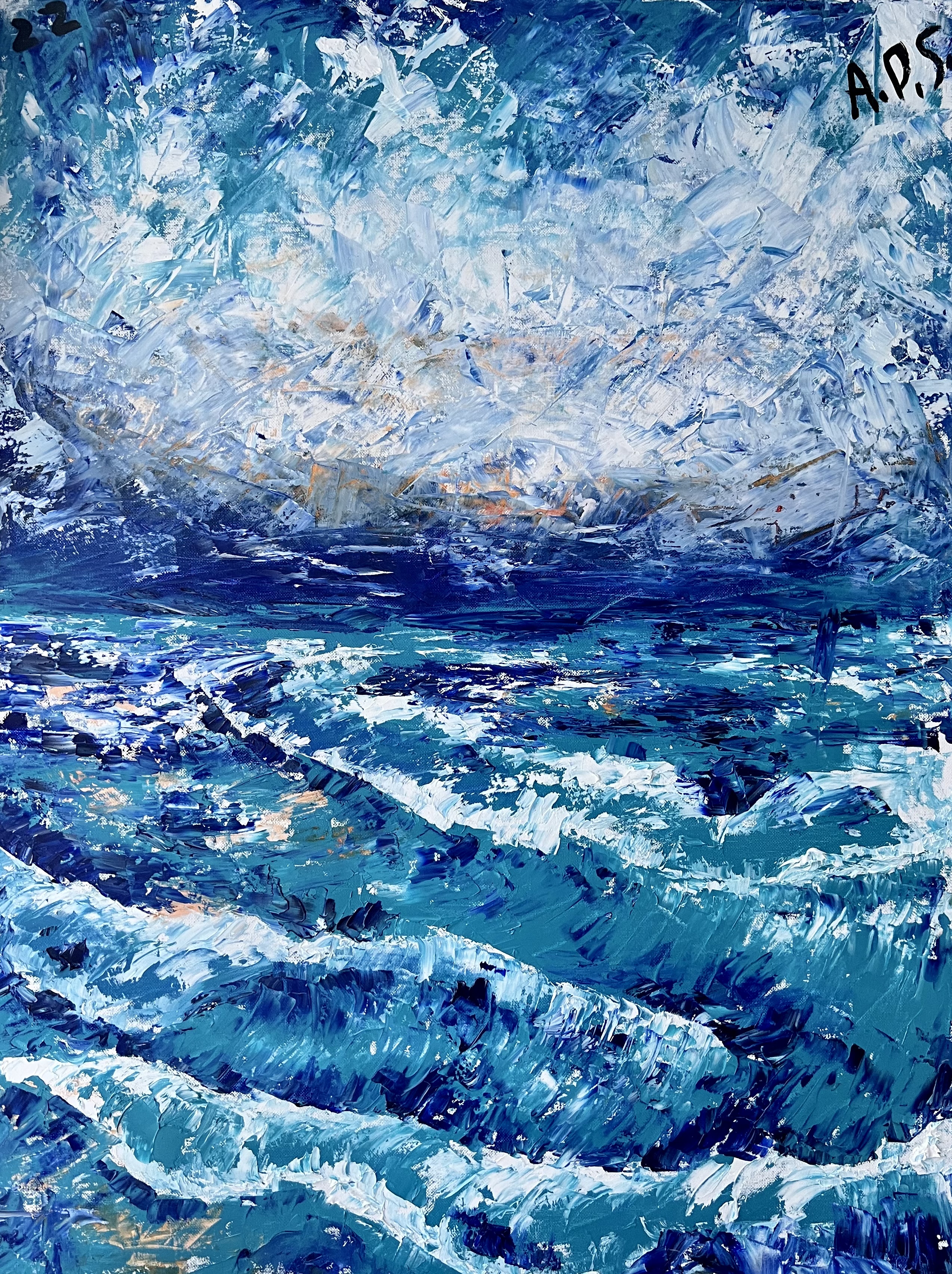 THE SEA - stormy sea with dramatic waves